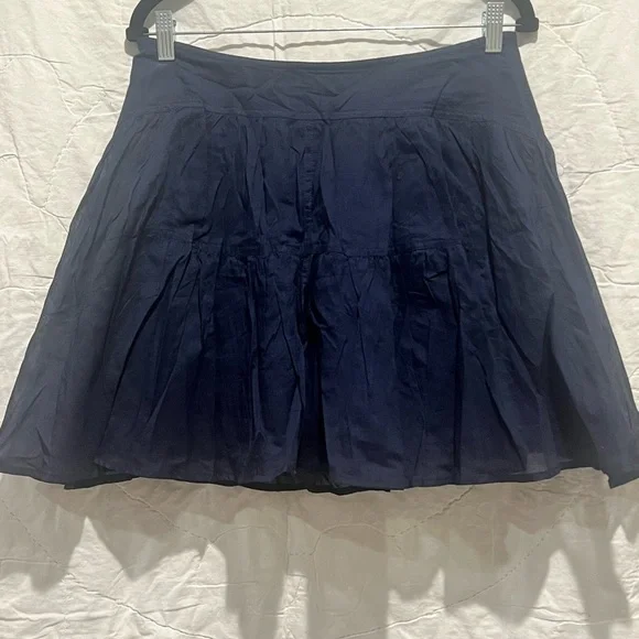 J. Crew Cotton Tiered Voila Mini Skirt Size 8 - Picture 2 of 7